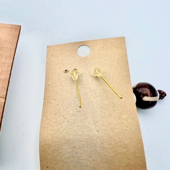 Lot Of 3 Pairs Handmade Beaded Dangle Earrings Mixed Stone Boho Style - Picture 8 of 10